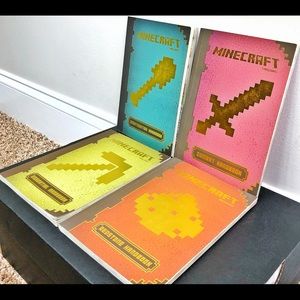 All 4 original Minecraft How to Books